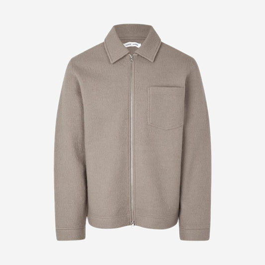 Samsøe Samsøe Hannes Full Zip Elephant Skin, Samsøe Samsøe disponible chez For The Week à Ajaccio