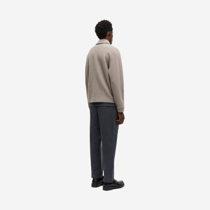 Samsøe Samsøe Hannes Full Zip Elephant Skin, vue de détail