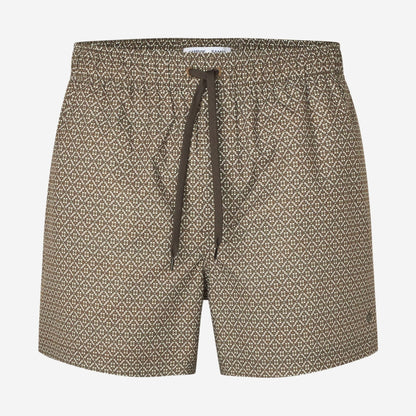 Samsøe Samsøe Moses Swimshort Brown Tile, Samsøe Samsøe disponible chez For The Week à Ajaccio