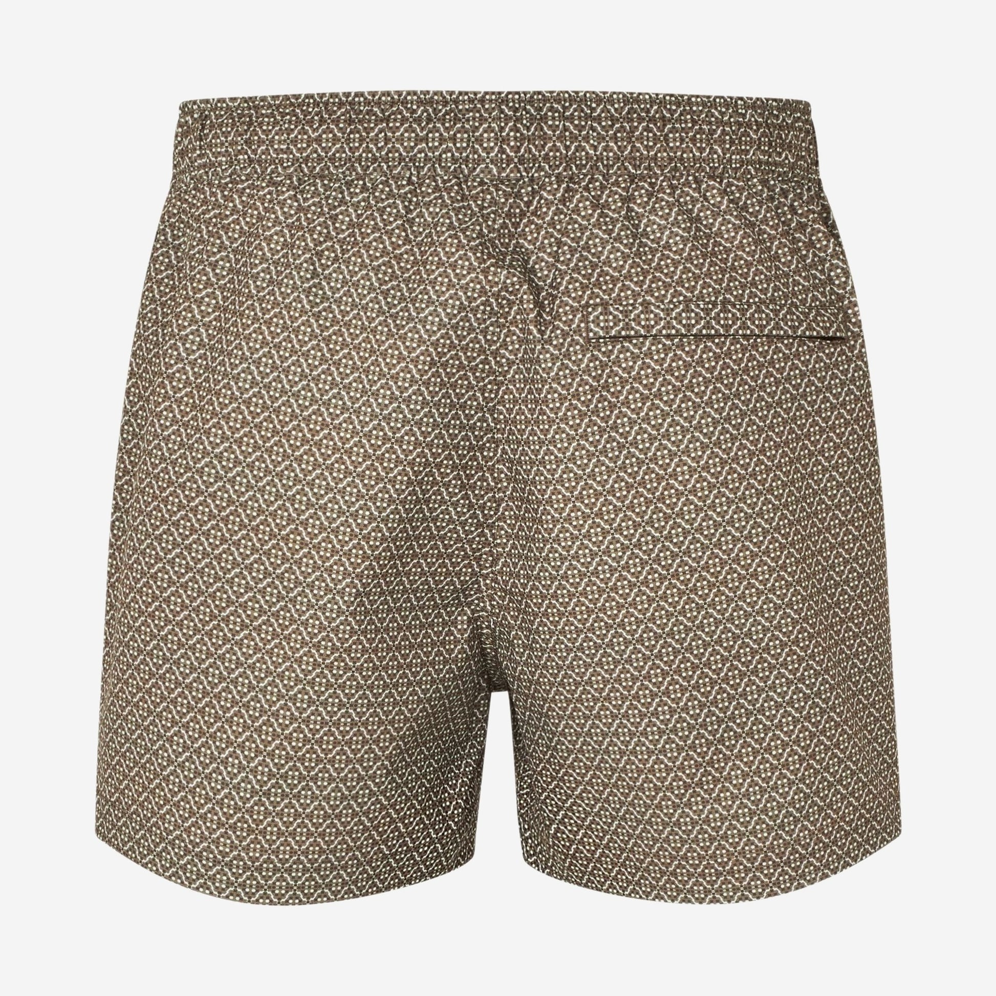 Samsøe Samsøe Moses Swimshort Brown Tile, vue de face