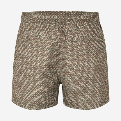 Samsøe Samsøe Moses Swimshort Brown Tile, vue de face