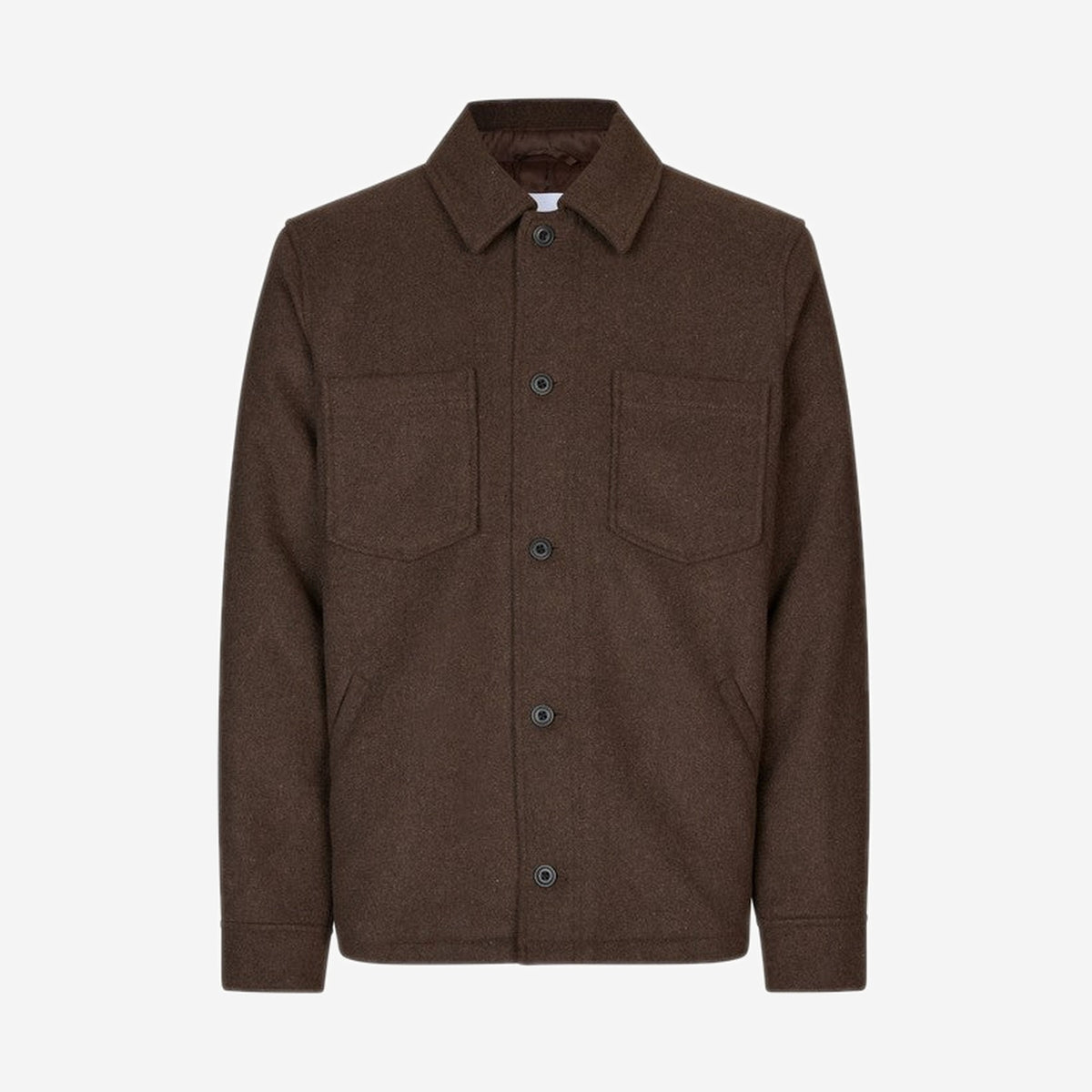 Samsøe Samsøe Pally Shirt Jacket Chocolate Torte, Samsøe Samsøe disponible chez For The Week à Ajaccio