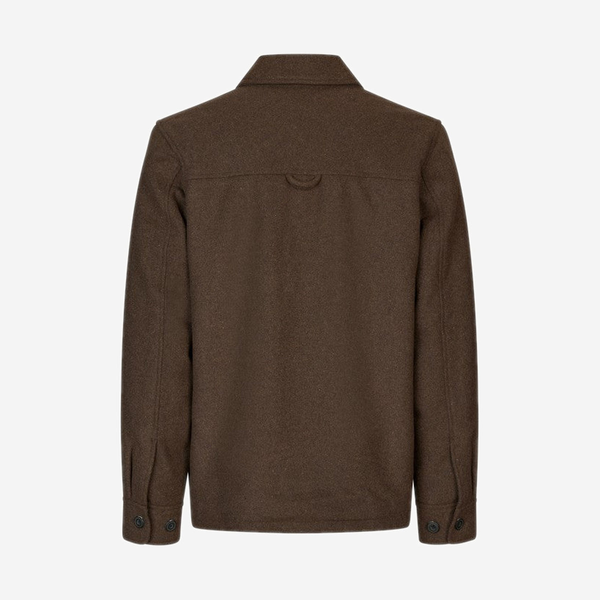 Samsøe Samsøe Pally Shirt Jacket Chocolate Torte, vue de face