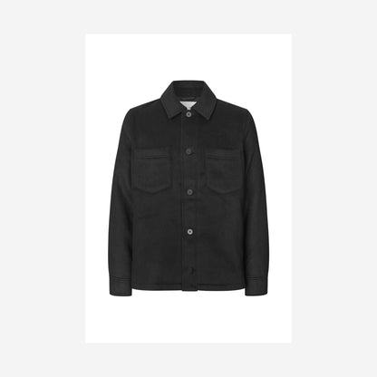 Samsøe Samsøe Sapally Shirt Jacket Black, Samsøe Samsøe disponible chez For The Week à Ajaccio