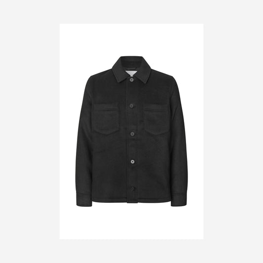 Samsøe Samsøe Sapally Shirt Jacket Black, Samsøe Samsøe disponible chez For The Week à Ajaccio