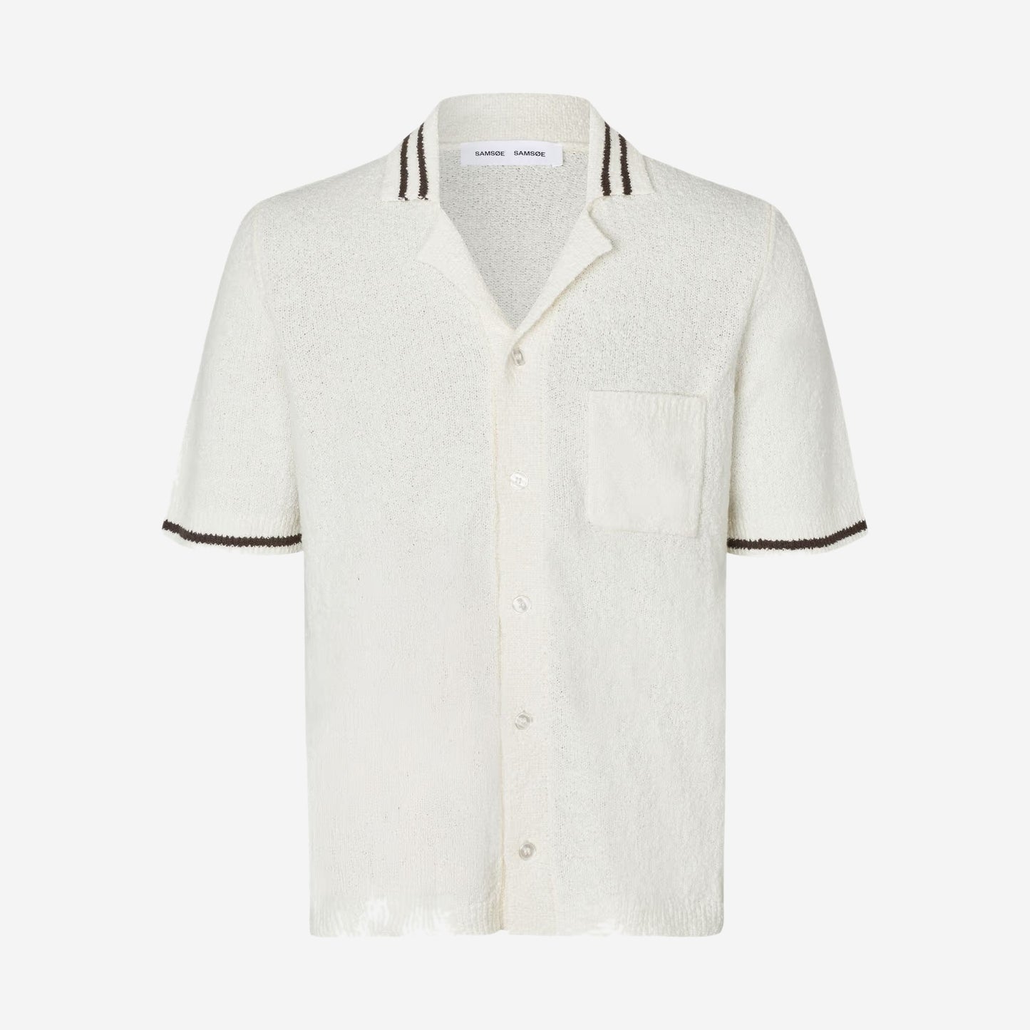 Samsøe Samsøe Sapedro Shirt Clear Cream, Samsøe Samsøe disponible chez For The Week à Ajaccio