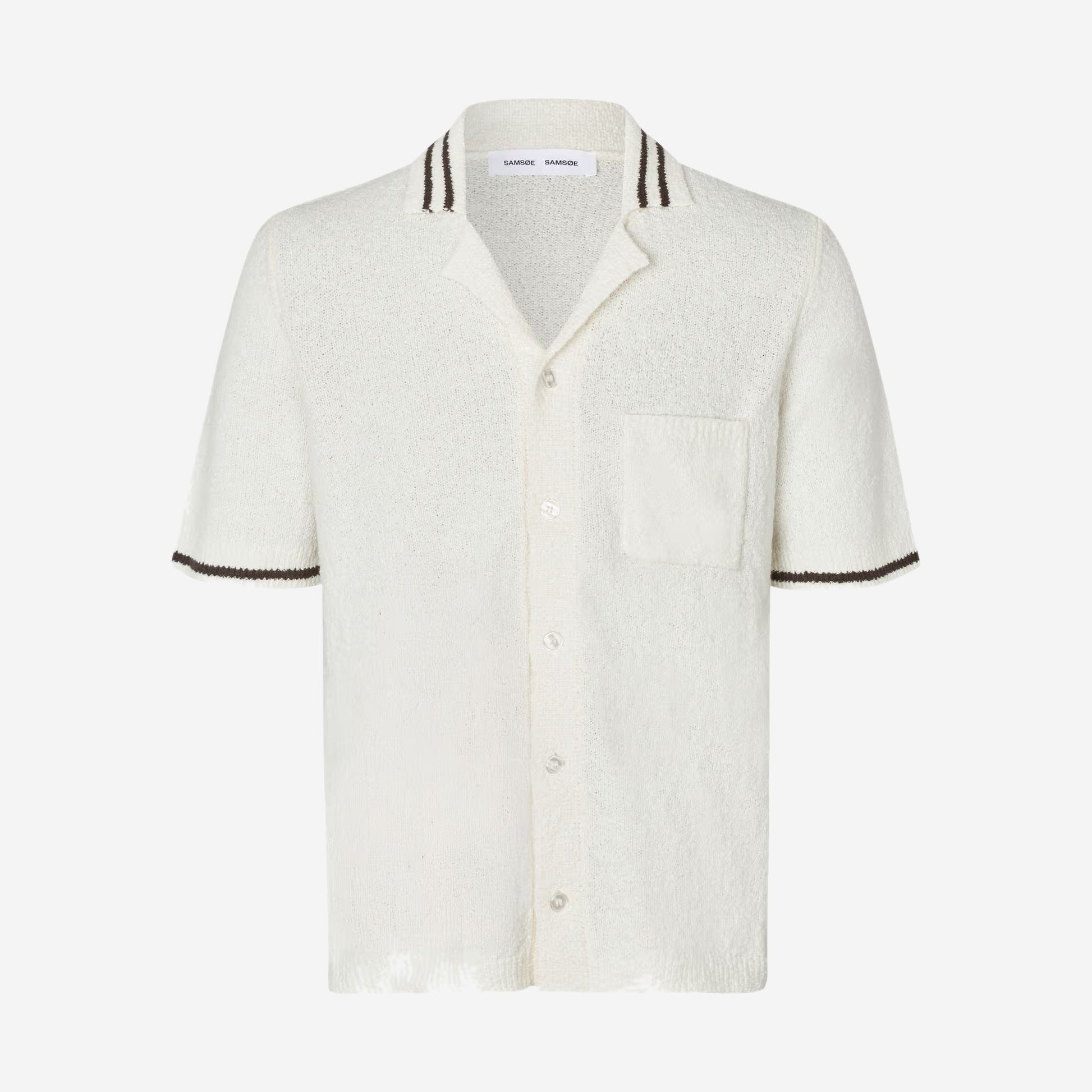 Samsøe Samsøe Sapedro Shirt Clear Cream, Samsøe Samsøe disponible chez For The Week à Ajaccio