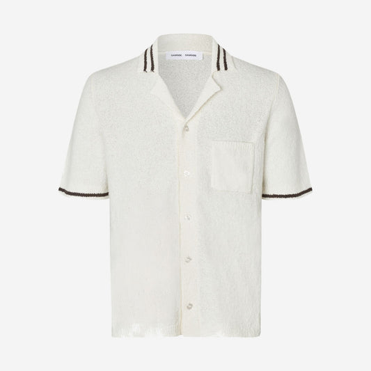 Samsøe Samsøe Sapedro Shirt Clear Cream, Samsøe Samsøe disponible chez For The Week à Ajaccio