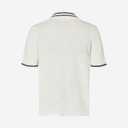 Samsøe Samsøe Sapedro Shirt Clear Cream, vue de face