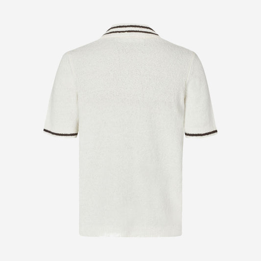 Samsøe Samsøe Sapedro Shirt Clear Cream, vue de face
