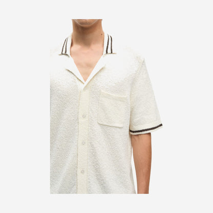Samsøe Samsøe Sapedro Shirt Clear Cream, vue de détail