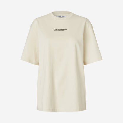 Samsøe Samsøe Sauni Tshirt Black Solar Drift, Samsøe Samsøe disponible chez For The Week à Ajaccio