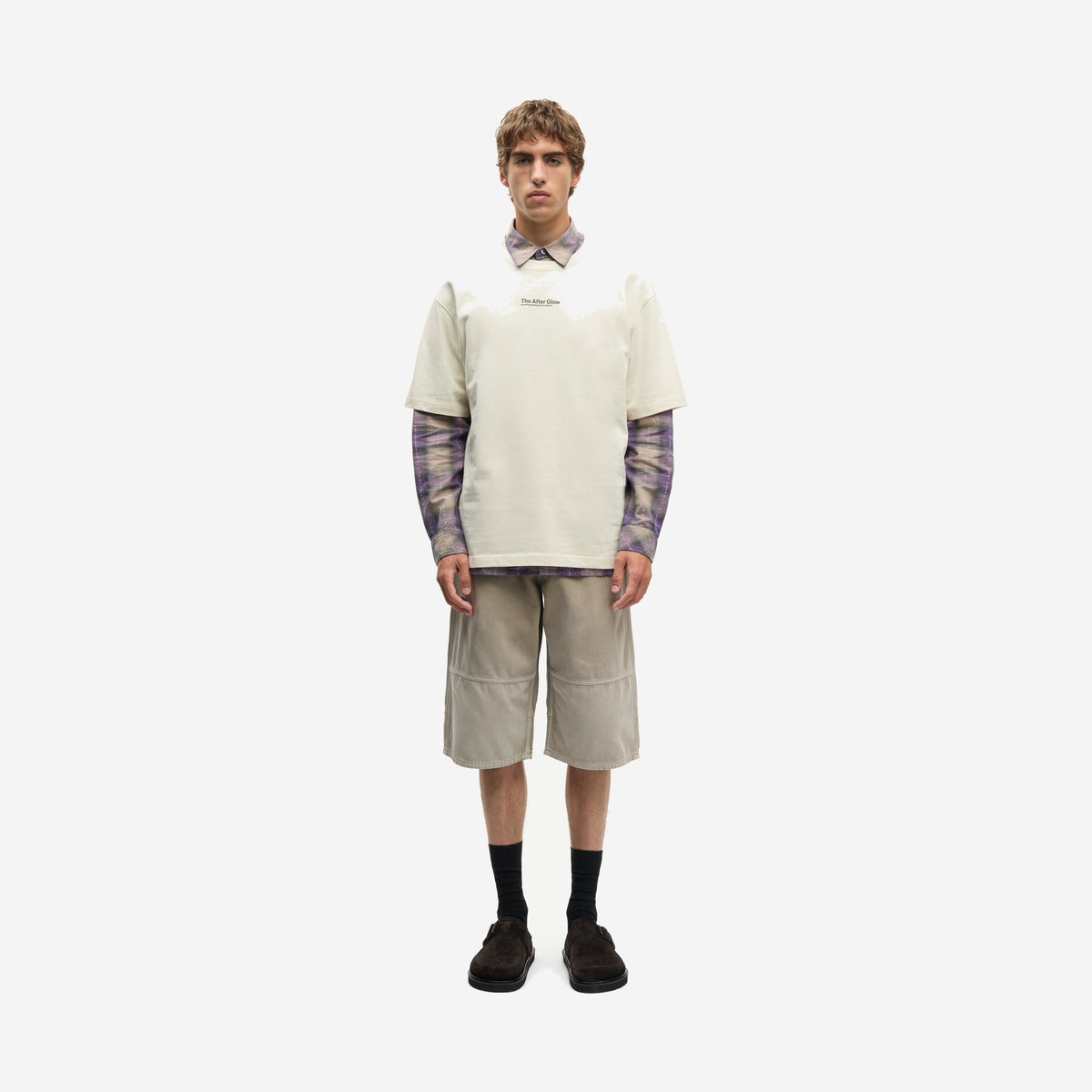 Samsøe Samsøe Sauni Tshirt Black Solar Drift, vue de dos