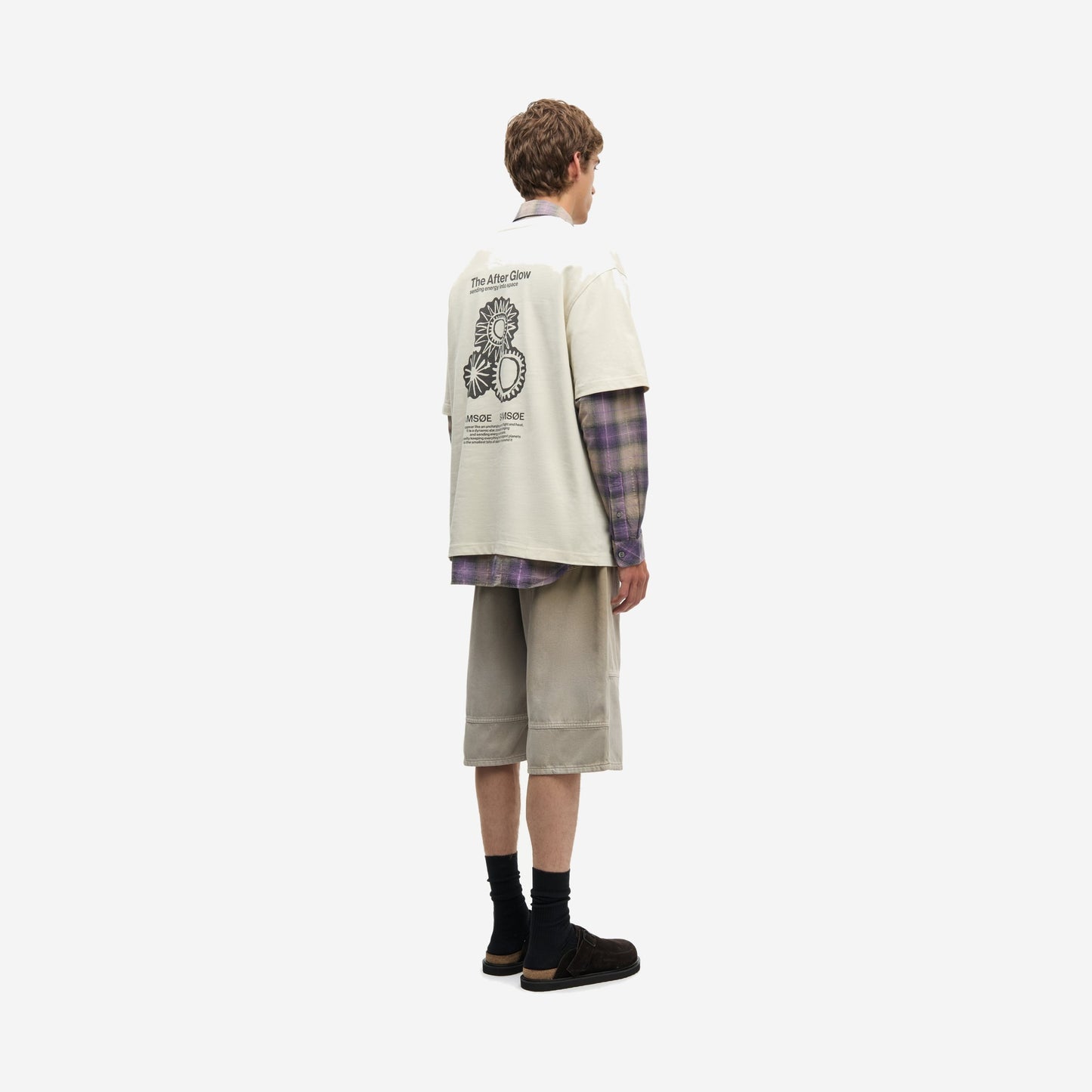Samsøe Samsøe Sauni Tshirt Black Solar Drift, vue de détail