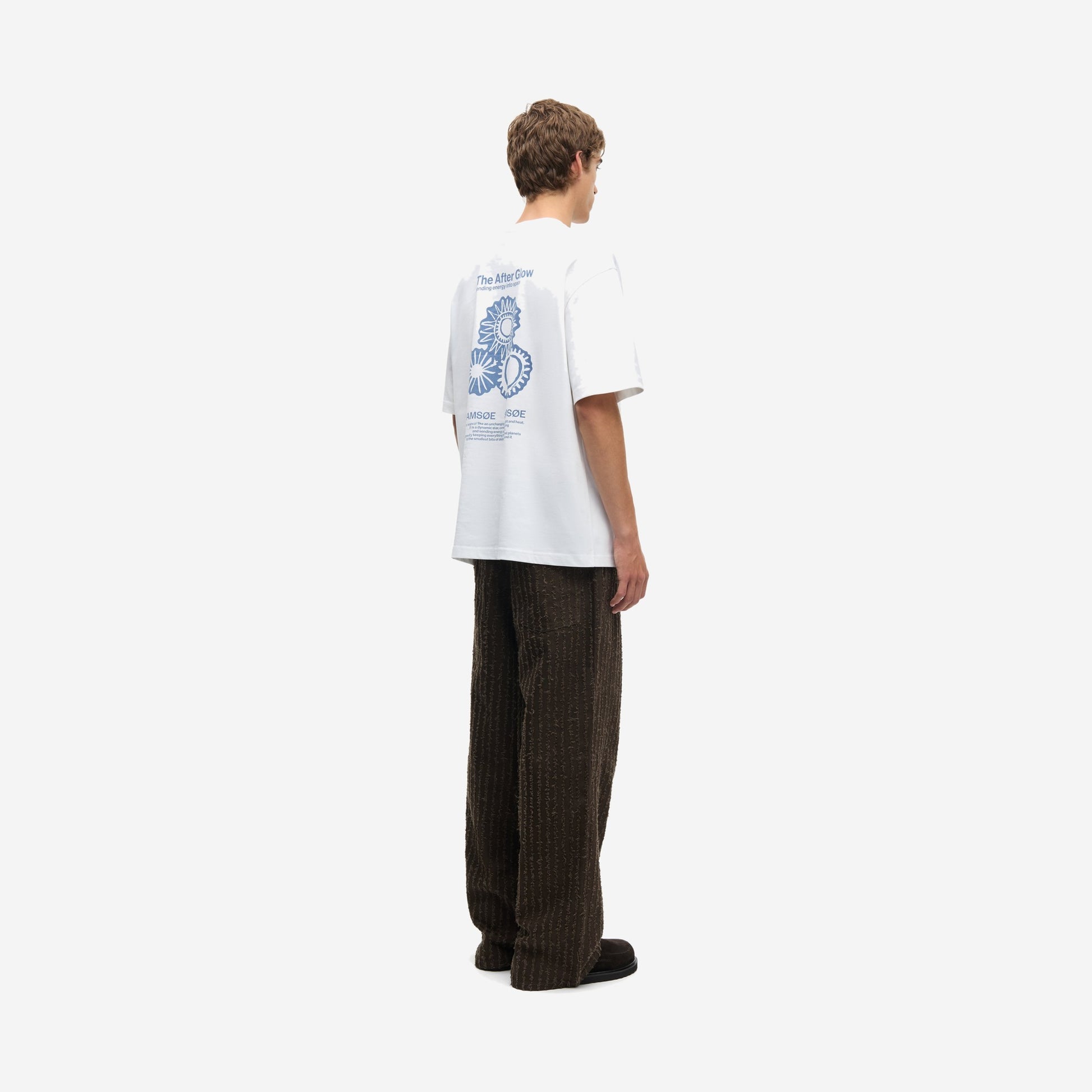 Samsøe Samsøe Sauni Tshirt Blue Solar Drift, vue de face