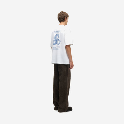 Samsøe Samsøe Sauni Tshirt Blue Solar Drift, vue de face