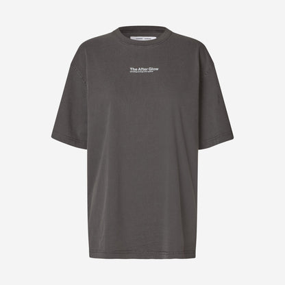 Samsøe Samsøe Sauni Tshirt Cream Solar Drift, Samsøe Samsøe disponible chez For The Week à Ajaccio