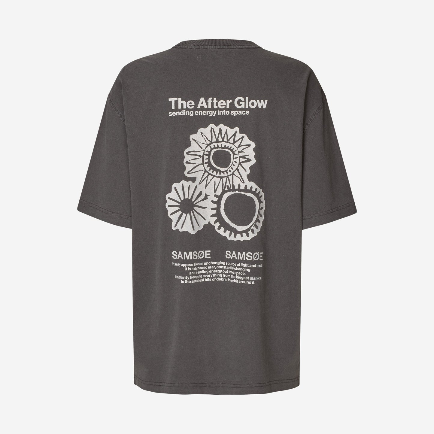Samsøe Samsøe Sauni Tshirt Cream Solar Drift, vue de face