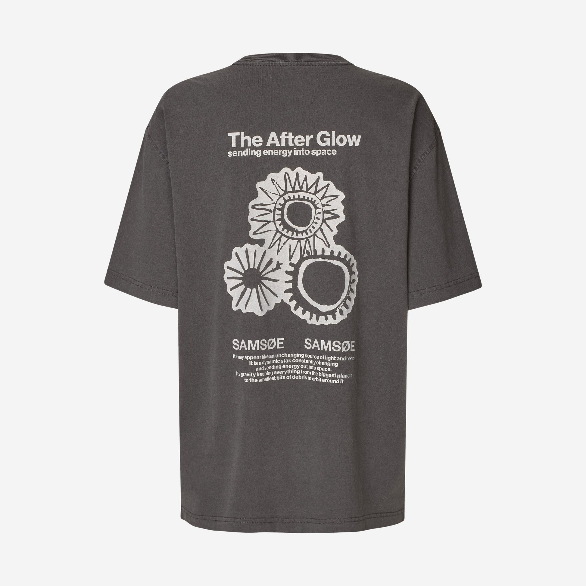 Samsøe Samsøe Sauni Tshirt Cream Solar Drift, vue de face