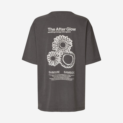 Samsøe Samsøe Sauni Tshirt Cream Solar Drift, vue de face