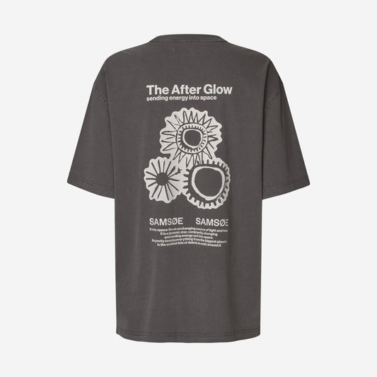Samsøe Samsøe Sauni Tshirt Cream Solar Drift, vue de face