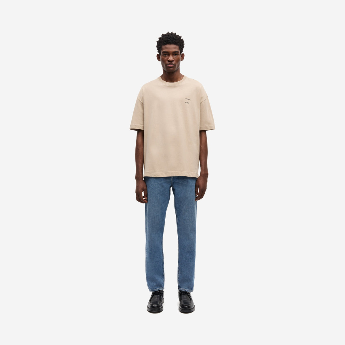 Samsøe Samsøe T-shirt Sagergei Neutral Leisure, vue de dos