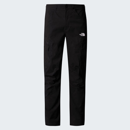 The North Face Pantalon Exploration Noir, de face à plat, chez For The Week Ajaccio