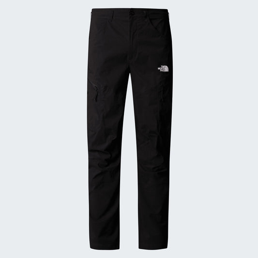 The North Face Pantalon Exploration Noir, de face à plat, chez For The Week Ajaccio