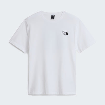 The North Face T-shirt Natural High Society Blanc, de face à plat, chez For The Week Ajaccio