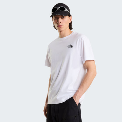 The North Face T-shirt Natural High Society Blanc, porté de face, chez For The Week Ajaccio