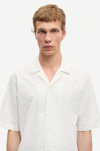 Samsoe Samsoe Saoscar White détails col et poches