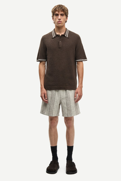 Samsoe Samsoe Sajabary Fly Short Brown ST vue de face porté