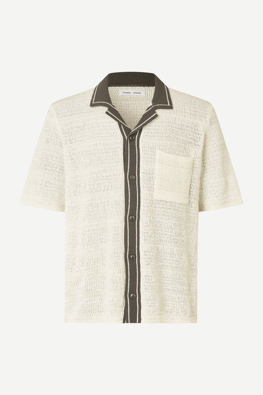 Samsoe Samsoe Sapercy Shirt Clear Cream vue de face