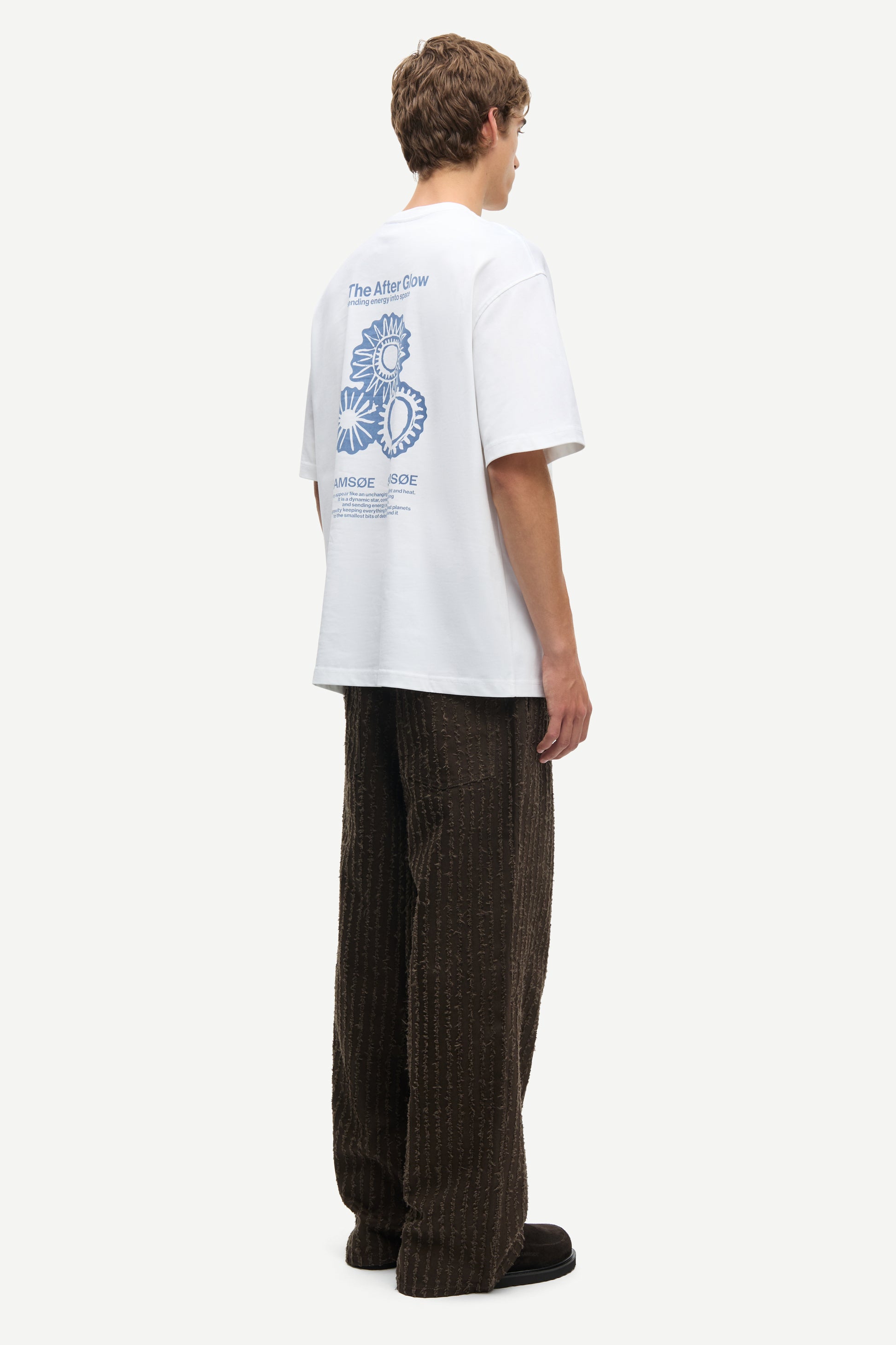 Samsoe Samsoe Sauni Tshirt Blue Solar Drift vue de dos