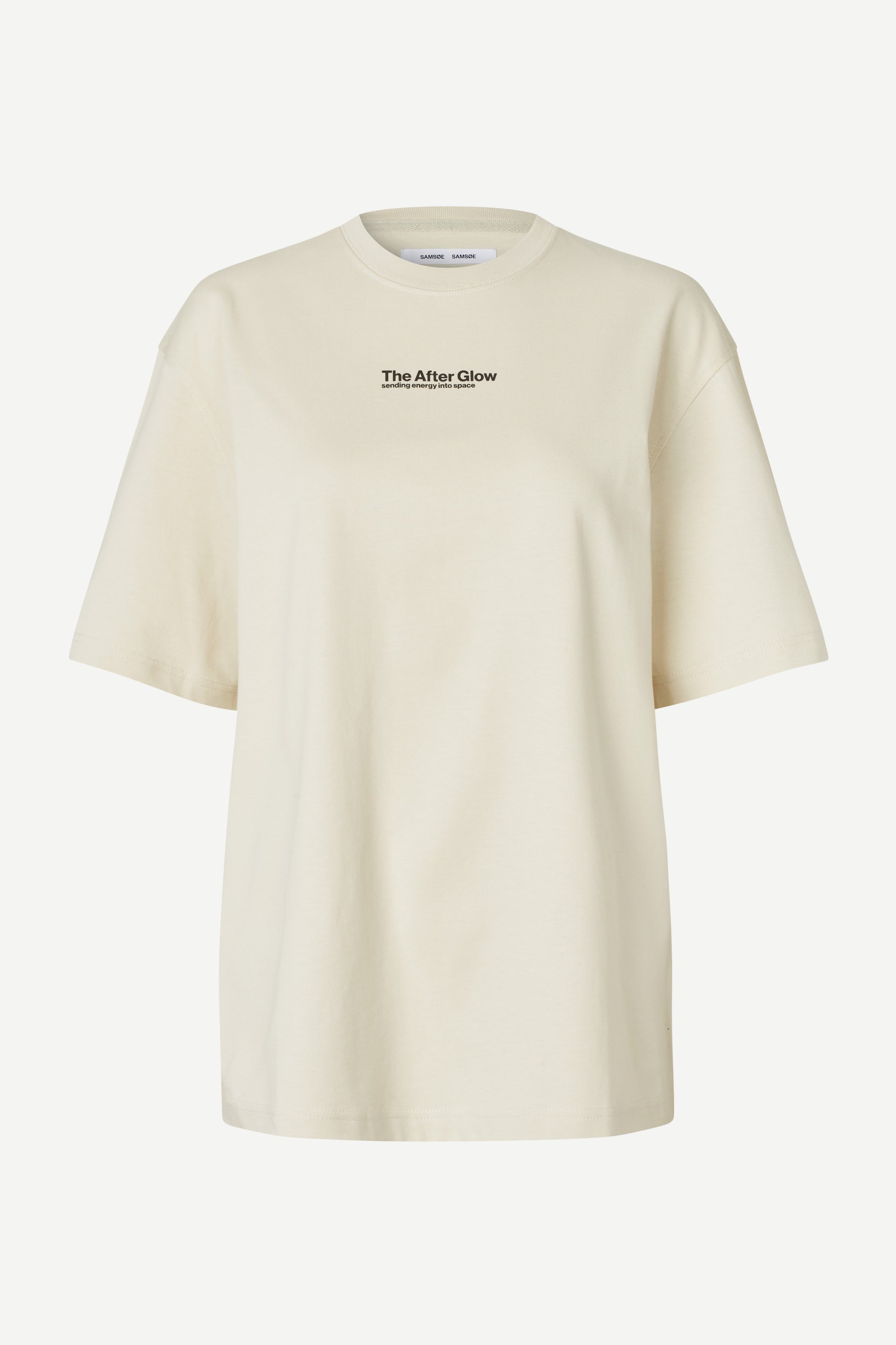 Samsoe Samsoe Sauni Tshirt Black Solar Drift vue de face