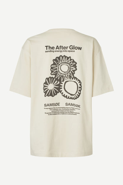 Samsoe Samsoe Sauni Tshirt Black Solar Drift vue de dos