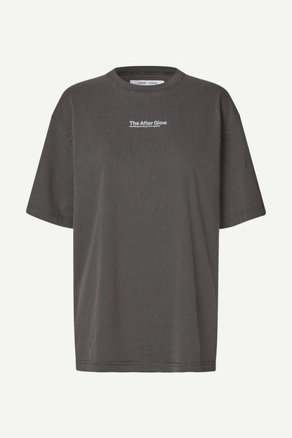 Samsoe Samsoe Sauni Tshirt Cream Solar Drift vue de face