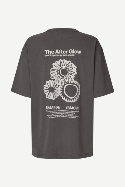 Samsoe Samsoe Sauni Tshirt Cream Solar Drift vue de dos