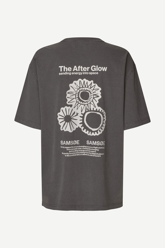 Samsoe Samsoe Sauni Tshirt Cream Solar Drift vue de dos